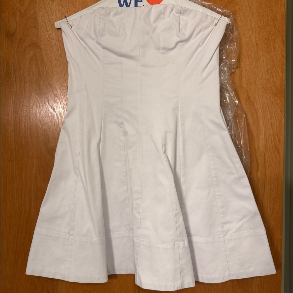 White Strapless Dress